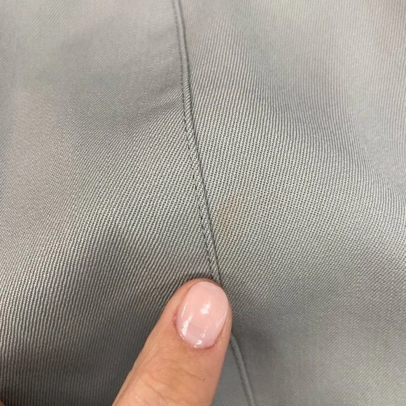 THIERRY MUGLER Vintage Seafoam Wool Structured Blazer - Picture 9 of 14